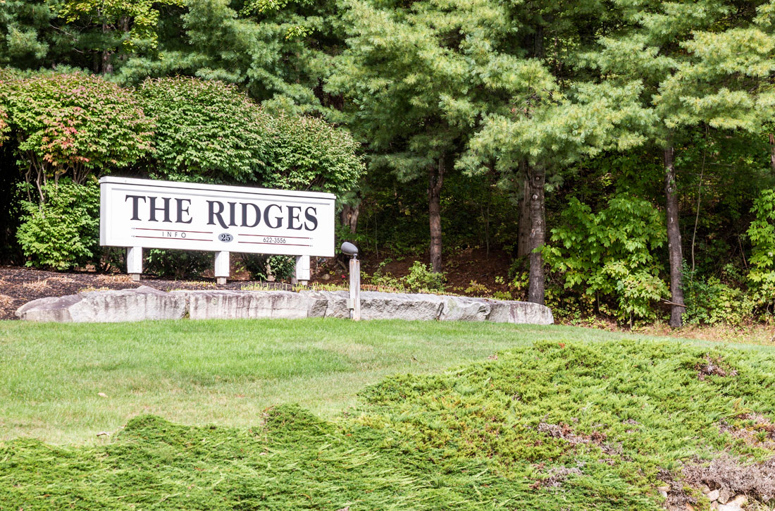 Peaceful and serene setting at the Ridges